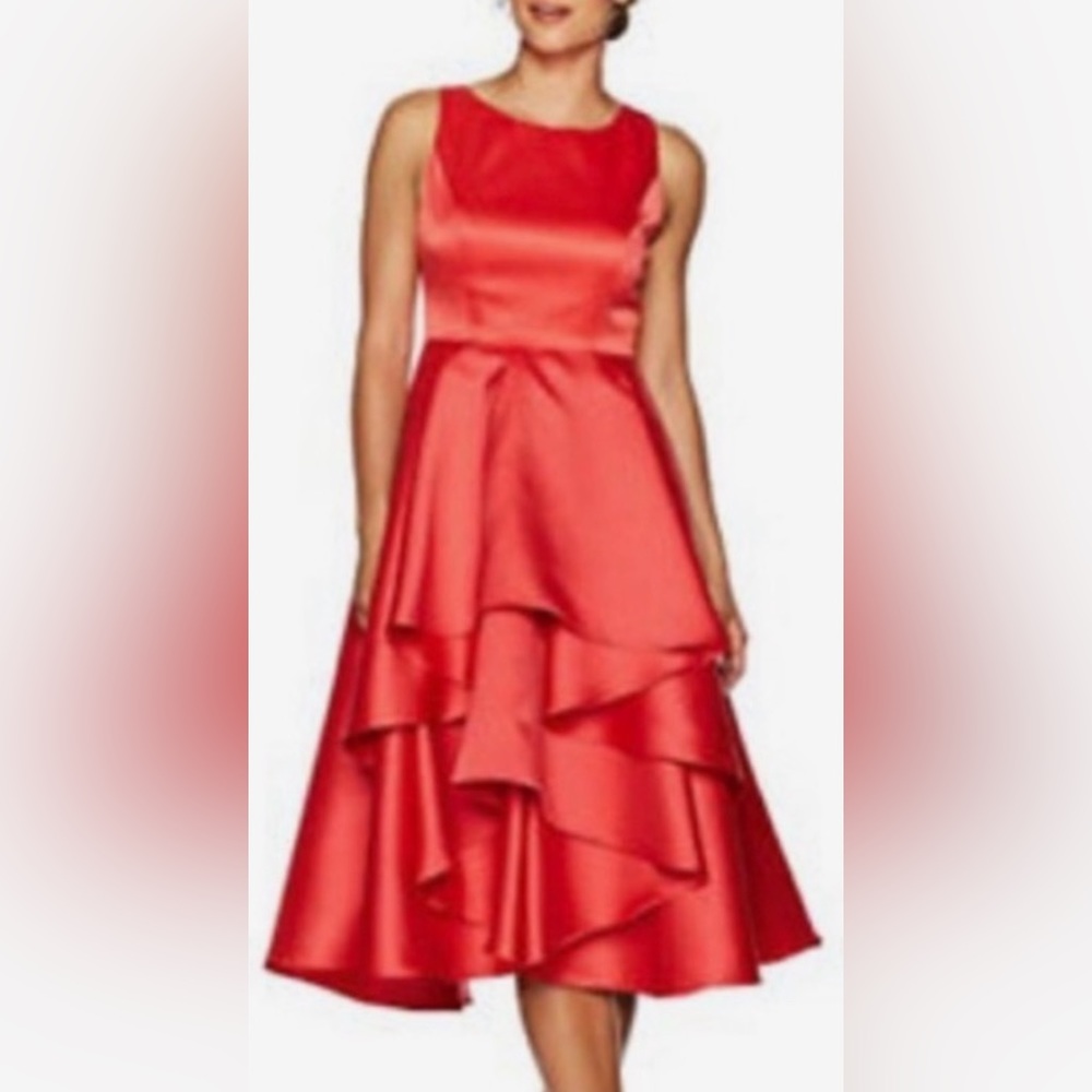 Adrianna Pappel red long dress for women size 8
